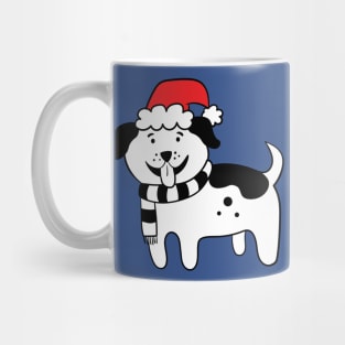 Christmas dog Mug